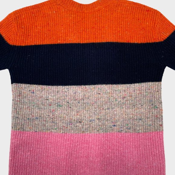 A.L.C. Georgina Colorblock Stripe Wool Cashmere Striped Sweater Women's Size XS - Picture 9 of 13